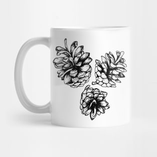 Three Pine Cones Mug